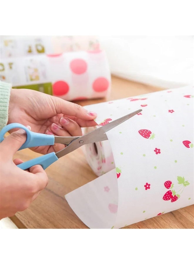 بطانات أدراج المطبخ- درج رف ورقي منقط مقاوم للماء. كمفارش غير قابلة للانزلاق للدولاب والثلاجة، تعمل كبطانة رفوف ودواليب متعددة الاستخدامات، إكسسوار مطبخ، 200 × 45 سم - Image 3